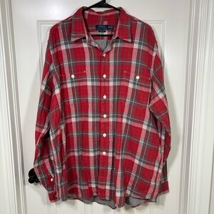 Polo Ralph Lauren Classic Fit Plaid Long Sleeve Button Down Shirt Men’s XXL